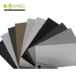 New arrival 290GSM 100% solution dyed High Sun resistence waterproof UV protection awning fabric polyester