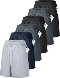 Pantalones Cortos de Baloncesto para Hombre, Hechos a Medida, Ligeros y Elásticos, Tela de Poliéster/Algodón Satinado, Secado Rápido, Transpirables, con Cierre de Cordón - Product Image 1