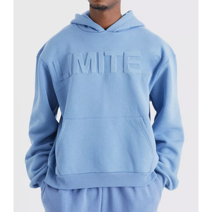 Sweat à capuche imprimé en relief personnalisé avec logo 3D pour la mode ou l'image de marque promotionnelle - Product Image 6