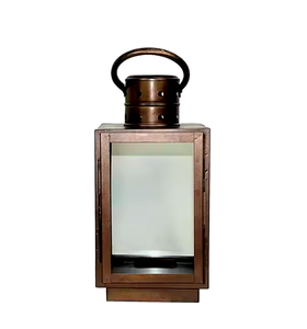Vintage Antique Style Metal <b>Lantern</b> Simple Glass <b>Indoor</b> Outdoor Candle Holder Handmade Beautiful Metal Item for Home Decoration - Product Image 4