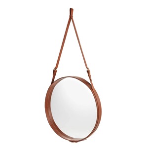 Glamorous Round Metal Wall Hanging <b>Mirror</b> Adding Shine Sophistication And Contemporary Elegance To Bedrooms Living Rooms - Product Image 1