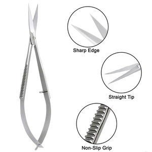 Tijeras de Cejas de Acero Inoxidable Multicolor de Alta Calidad, Hoja Afilada, Marca Privada, Nuevo Estilo - Product Image 3