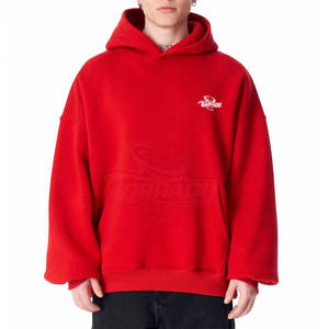 Nouveaux sweats à capuche surdimensionnés à la mode pour hommes taille personnalisée 100% coton Style décontracté basiques col à capuche pour l'hiver - Product Image 1