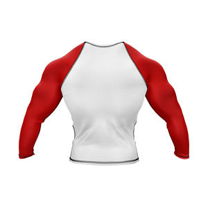 Camiseta de compresión de secado rápido Rashguard de manga larga Unisex para entrenamiento BJJ MMA diseño personalizado sublimado hecho en Pakistán 2025 - Product Image 4