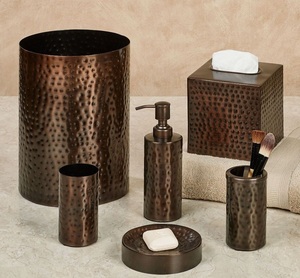 Ensemble de salle de bain en métal de luxe pour hôtel et complexe hôtelier, décoration de salle de bain créant une apparence haut de gamme avec une finition premium - Product Image 6