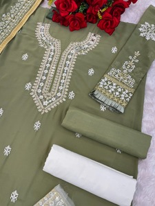 Indian Pakistani GEORGETTE WITH SEQUENCE EMBROIDERED WORK For fancy <b>Party</b> Wedding Traditional And Casual Wear Salwar suit - Product Image 2