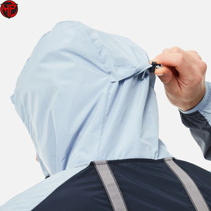 Chaqueta Cortavientos Impermeable de Nailon de Color Sólido, Chaqueta Cortavientos Unisex Personalizable y Transpirable - Product Image 5