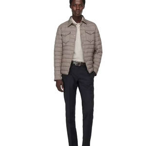 เสื้อแจ็คเก็ตขนเป็ดสำหรับผู้ชายไซส์ใหญ่พิเศษทำจากวัสดุระบายอากาศได้ดีผลิต100% - Product Image 4