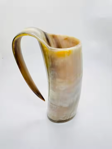Handcrafted HORN <b>Mug</b> Unique Durable and Authentic Drinkware by Crescent Crafts - Product Image 2