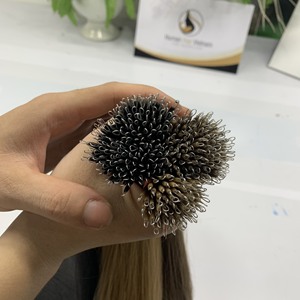 ผมมนุษย์แท้เรมี่ปลายนาโนสำหรับต่อผมแบบยุโรปผมลอนธรรมชาติแบบไม่ผ่านกระบวนการ - Product Image 5