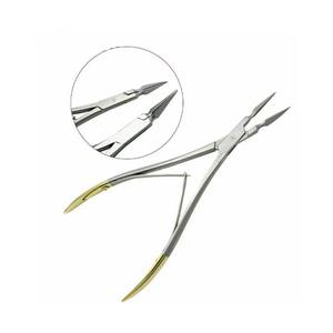 Ensemble de 3 pinces orthodontiques en acier inoxydable avec manche doré, instruments dentaires pour la pliage de fils, la coupe de ligatures et la formation d'arches. - Product Image 3