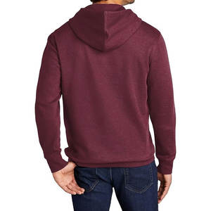 Pull-over pour hommes Top Athletic Workout Sports Hoodie avec poche kangourou Plain Hoodies Men Wholesale Custom Cotton Apparel Hoodie - Product Image 6