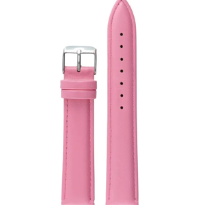 Unisex 669 Pink Genuine Luxury Leather Professional Waterproof Smartwatch Strap Breathable Stainless Steel Buckle Soft Durable - Product Image 1