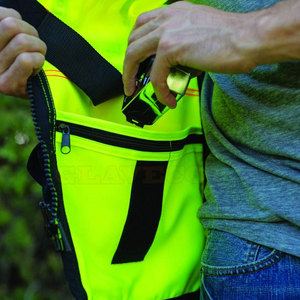 Chaleco DE SEGURIDAD DE MALLA transpirable de poliéster de calidad superior hecho a medida, ropa de trabajo reflectante con personalización de logotipo, venta en línea - Product Image 6