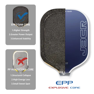 Racchetta da Pickleball MST J3CR Honolulu in Carbonio T700 con Superficie Ruvida Sabbiata, Nucleo in Schiuma EPP Pressata a Caldo, Pronta per la Spedizione - Product Image 5