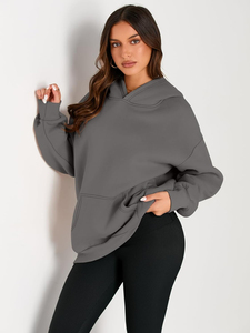 Stylish Winter Printed <b>Drop</b>-Shoulder Bow Hoodies for Women Comfortable Trendy Sweatshirts for Casual Streetwear Style - Product Image 4