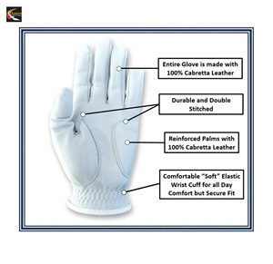 Guante de Golf de Dedo Completo para Todo Clima, con Agarre, Personalizado, Transpirable, en Oferta - Product Image 3