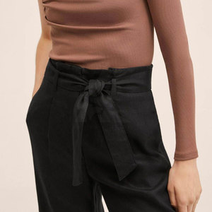 กางเกงสตรีผ้าฝ้าย100% เอวยางยืดแห้งเร็วระบายอากาศได้ดี - Product Image 4