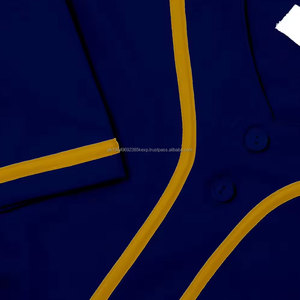 Wholesale Custom Pinstripe Baseball & Softball Jerseys Sublimated Plain Design for <b>Men</b> Manufactured Sialkot Pakistan Sportswear - Product Image 6