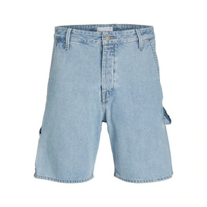 High Street Fashion <b>Men's</b> Casual <b>Jean</b> Shorts 100% Cotton Distressed <b>Embroidered</b> Loose Fit Mid Waist Print Design for Summer - Product Image 5