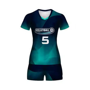 Fabricante de Uniformes de Voleibol, Conjunto de Camiseta y Pantalones Cortos Directo de Fábrica, Ropa Deportiva Transpirable de Secado Rápido para Equipos - Product Image 2