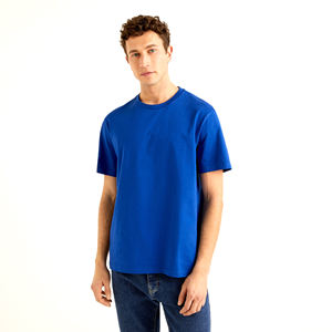 Camiseta personalizada al por mayor de alta calidad para hombre, camiseta en blanco para hombre, Camiseta lisa de algodón 100% para hombre - Product Image 1