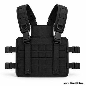 GearHi Water Resistant Reinforced Chest Rig 1000D Cordura Nylon Admin Panel Navigation Pocket Low Profile Mapping <b>File</b> Folder - Product Image 3