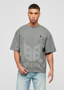 เสื้อยืดผ้าฝ้าย100% ขนาดใหญ่พิมพ์ลายเสื้อยืดธรรมดาปักลายไซส์ใหญ่พิเศษเสื้อยืดออกแบบได้ตามต้องการ - Product Image 2