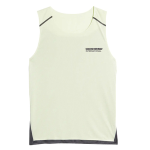 Camiseta sin mangas de secado rápido para hombre personalizable para entrenamiento de yoga al aire libre perfecta con bordado o logotipo - Product Image 1