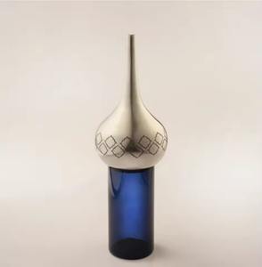 Figurine de gymnastique en métal élégante, objet de table sculptural, accent unique, intérieurs modernes, espaces de bureau, décoration inspirée du fitness - Product Image 3