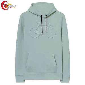 Offre Spéciale Nouveau Design Hiver Chaud Couleur Unie Hommes En Relief Coton Mélangé À Capuche Polaire À Capuche Logo Personnalisé En Gros Meilleure Vente - Product Image 1