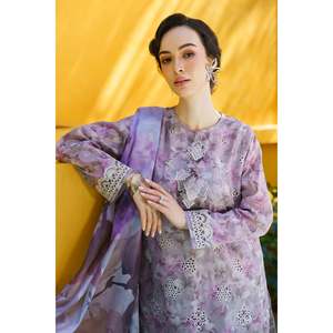 ชุดสูทผู้หญิงผ้าลอนปักลายพิมพ์ UF-579 - Product Image 3
