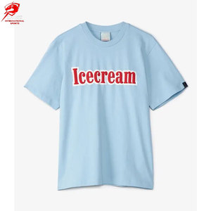 T-shirts élégants à impression puff, coton premium doux, vêtements tendance pour un style décontracté quotidien, pour adultes. - Product Image 1