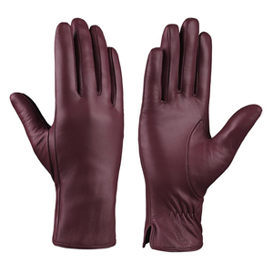 Vêtements de plein air Gants de mode en cuir à haute couture Produit respirant Gants de mode en cuir ultra doux au toucher pour femmes - Product Image 1
