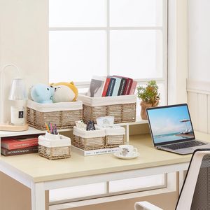 Cesta de Mimbre de Pasto Marino Personalizada al por Mayor, Cesta de Almacenamiento de Mimbre Tejida a Mano en Varios Tamaños, Canastos de Pasto Marino Hechos en Vietnam - Product Image 3