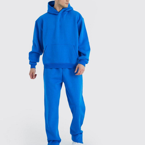 Streetwear surdimensionné, ensemble de survêtement léger pour homme, vêtements de sport décontractés et confortables pour la salle de sport, ensemble de survêtement d'entraînement et de jogging - Product Image 3