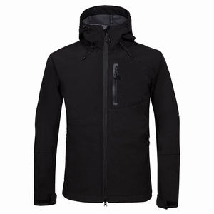 Veste Softshell pour homme, style chinois, fermeture éclair, imperméable, coupe-vent, respirante, randonnée en montagne, toutes conditions météorologiques - Product Image 3
