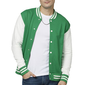 เสื้อแจ็กเก็ตเบสบอลบอมเบอร์สำหรับผู้ชายเสื้อแจ็คเก็ตผ้าวูลปักลายสำหรับนักศึกษาชาวกรีกตามสั่ง - Product Image 1