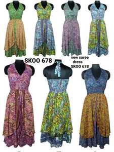 ชุดเดรสผ้าย่นป้องกันไฟฟ้าสถิตย์แนวโบฮีเมียนแฟชั่นสวมใส่สบายระบายอากาศได้ดีสำหรับผู้หญิงเป็นมิตรกับสิ่งแวดล้อมพร้อมส่ง - Product Image 2