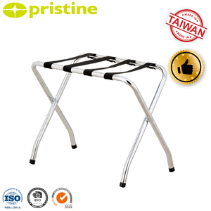 Portaequipajes Moderno y Resistente de Tubo de Acero para Hoteles - Muebles Comerciales para Hoteles Modelo BN157 Marca Pristine - Product Image 4