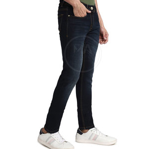 Pantalon en jean pour hommes de style High Street Salopette confortable de qualité supérieure Dernière conception avec service OEM Vente en ligne - Product Image 3
