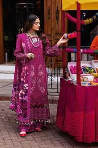 ชุดปาร์ตี้ลำลอง3ชิ้นแบบลำลอง kameez ลูกไม้ลายดอกไม้กางเกงขายาวทรงเอยาวถึงพื้นกางเกงขายาวเสื้อ dupatta ธรรมชาติเสื้อผ้าที่ต้องการ - Product Image 5