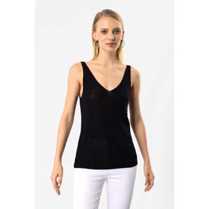 <b>Glittery</b> Knitted Strap <b>Top</b> - Product Image 5