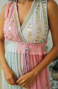 Women's <b>Maxi</b> <b>Dress</b> Stripe Print V Neck Sleeveless Long <b>Dress</b> with Summer <b>Casual</b> Backless <b>Dress</b> Summer Vintage Best Price - Product Image 2