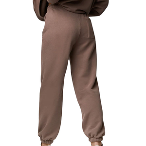 2026 nueva ropa de entrenamiento de invierno personalizada para hombres conjunto de chándal de lana de 2 piezas con cremallera 100% algodón - Product Image 5