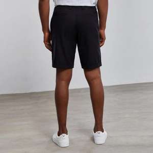 <b>Men's</b> <b>Linen</b> Solid Color Summer Gym <b>Shorts</b> Lightweight and Organic Plain Dyed for Comfort and Style - Product Image 2