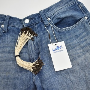 Vente en gros de café biologique en coton BB Loop 12cm à partir de café moulu pour vêtements chaussures robes en jean pour femmes chaîne à étiquettes volantes - Product Image 1