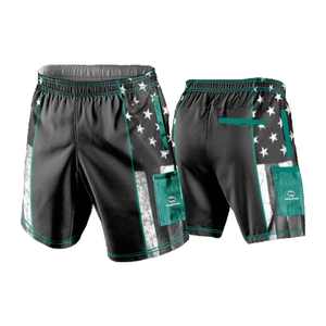 Pantalones cortos de softbol atléticos para hombre Pantalones cortos de entrenamiento duraderos con cintura elástica Pantalones cortos de béisbol para hombre OEM - Product Image 1