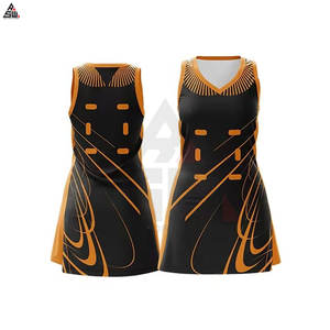 ชุดกีฬาเน็ตบอลพิมพ์ลายไซส์ใหญ่พิเศษระบายอากาศได้ดีผลิตจากโพลีเอสเตอร์100% ผลิตในปากีสถาน - Product Image 6