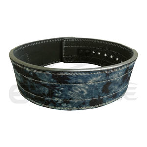 Ceinture de levier d'haltérophilie motif camouflage bleu Powerlifting Squat Deadlift ceinture de gymnastique personnalisée en gros - Product Image 4